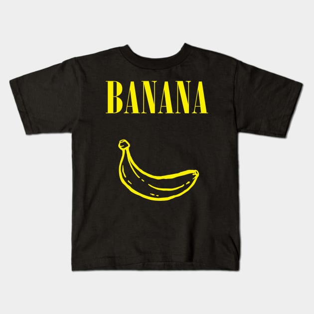 Banana Kids T-Shirt by Stupiditee